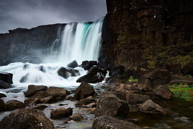 Day Trip to the Golden Circle and Hot spring Geyser by 4WD Jeep from Reykjavik - Gullfoss waterfall: multiple directions for photos and breathing room