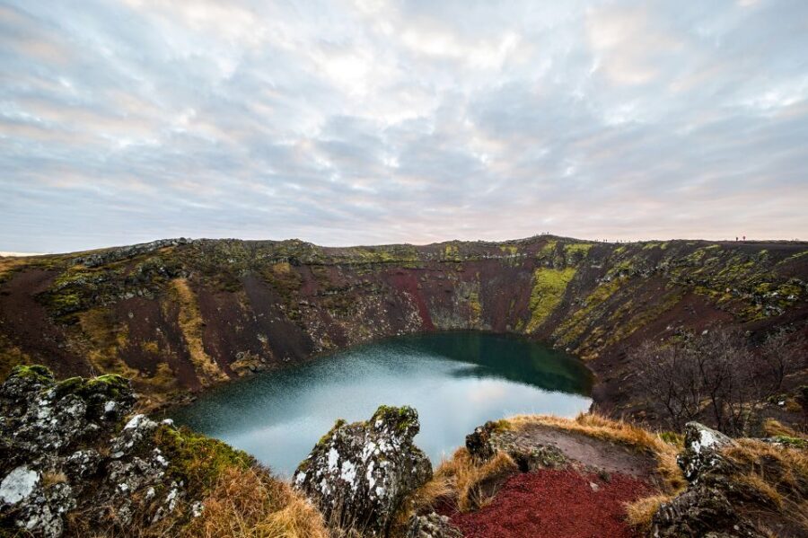 From Reykjavik: Best of Golden Circle Guided Tour - Kerið crater: quick, colorful contrast after the geothermal heat