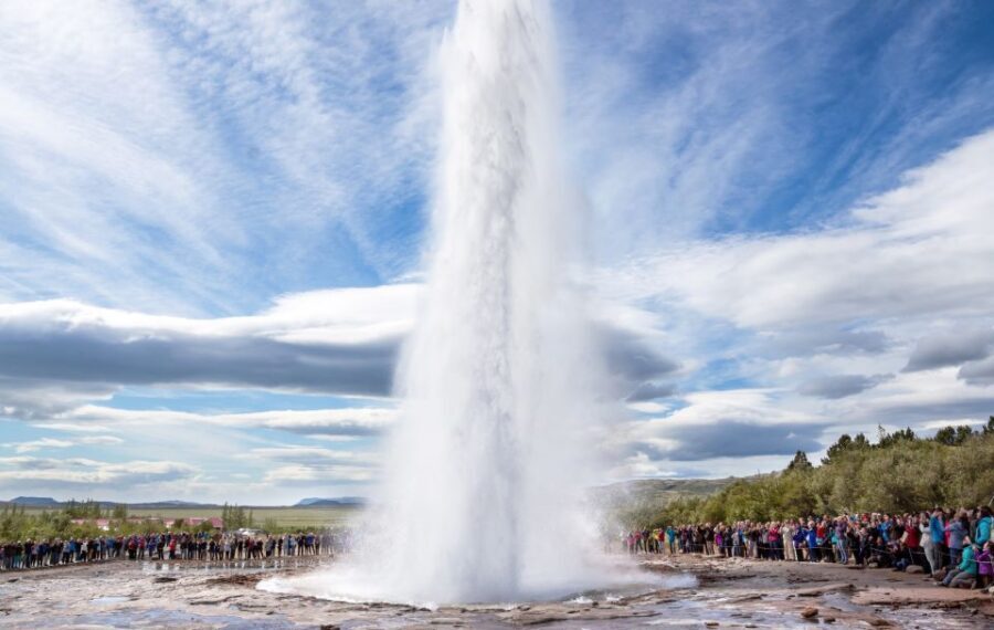 From Reykjavik: Golden Circle and Glacier Ice Cave Tour - Geysir Geothermal Area: Strokkur’s Eruptions Are the Clock