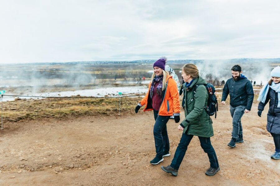 From Reykjavik: Golden Circle and Glacier Snowmobile Tour - Golden Circle by bus: early pickup, tablets, and audio that keeps you oriented