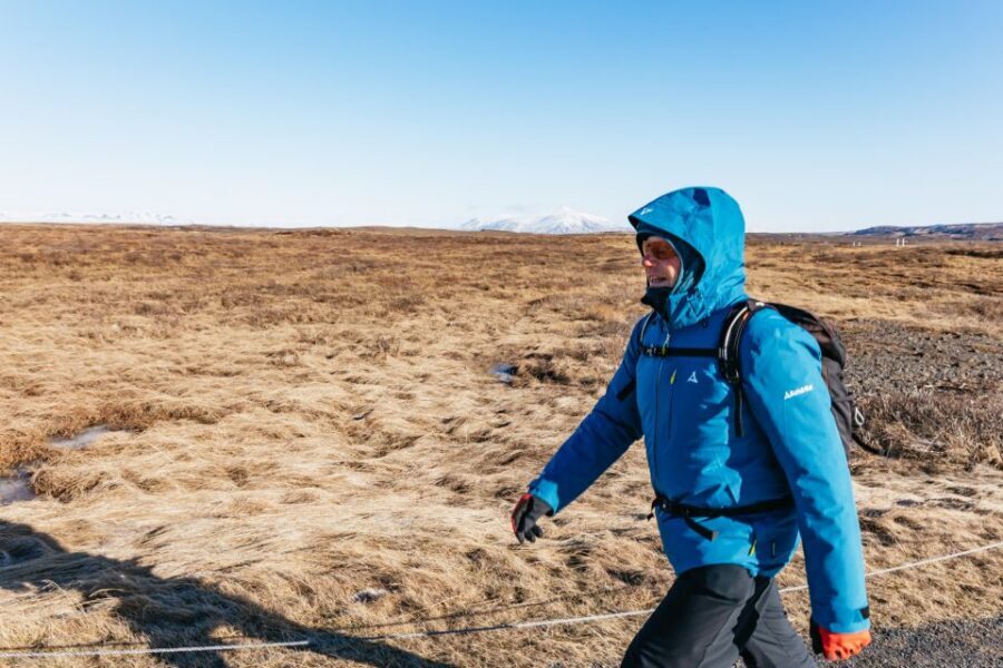 From Reykjavik: Golden Circle and Glacier Snowmobiling - Gullfoss Waterfall: raw power plus a short reset before the glacier