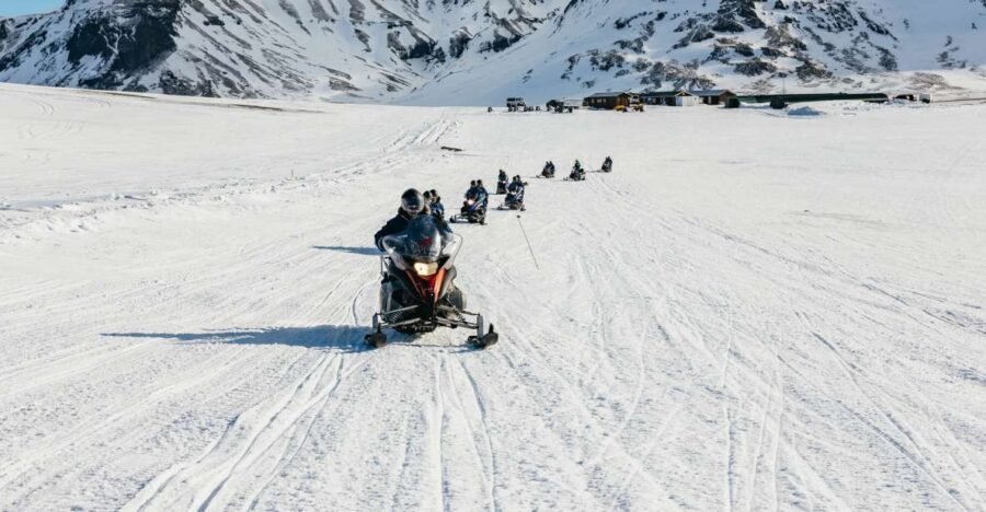From Reykjavik: Golden Circle and Glacier Snowmobiling - How the route flows: Þingvellir, Geysir, Gullfoss, then Langjökull