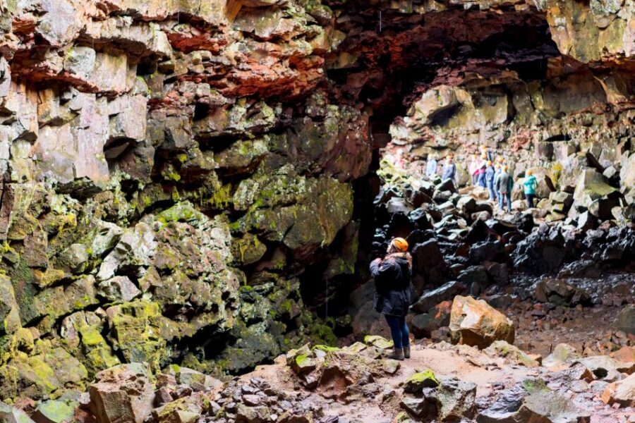 From Reykjavik: Golden Circle and Lava Caving Adventure - Kerið volcanic crater: color and contrast in a quick stop