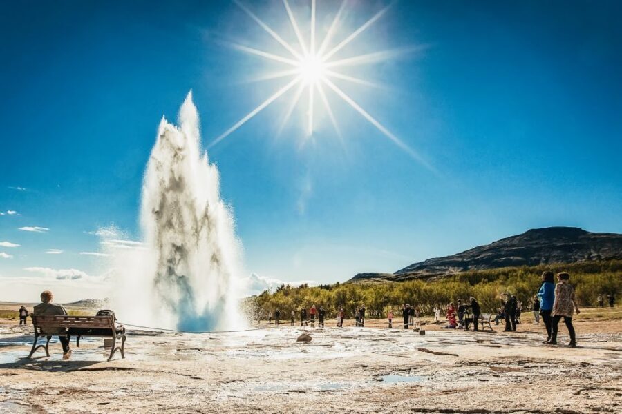 From Reykjavik: Golden Circle, Kerid, & Secret Lagoon Tour - Gullfoss waterfall: the spray, the drop, and the 32-meter moment