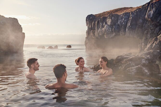 Golden Circle and Sky Lagoon Geothermal Spa Tour from Reykjavik - Gullfoss waterfall: two tiers, big spray, and a place to warm up