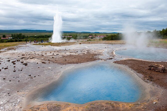 Golden Circle and the Secret Lagoon from Reykjavik - Gullfoss waterfall: the sound hits before you see the full power