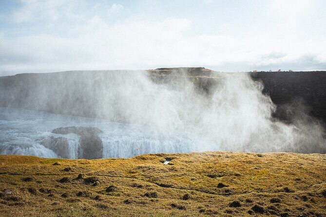 Golden Circle | Private Tour | PRO Photo Package - Bruarfoss Waterfall: The Blue-Water “Bridge Waterfall” Moment
