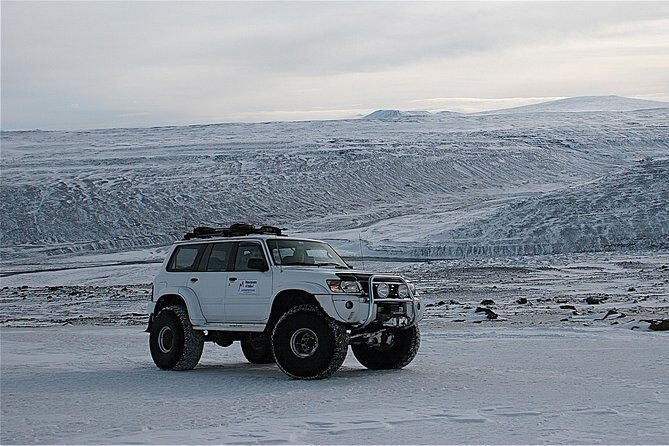 Golden Circle Super Jeep Tour and Snowmobiling from Reykjavik - Langjökull glacier by Super Jeep: how the snowmobile day starts