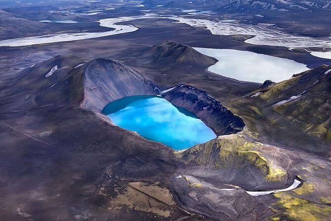 Private Golden Circle Tour from Reykjavik - Stop 5: Kerið Crater’s red cliffs and blue lake contrast