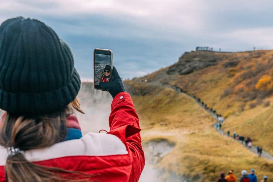 Reykjavík: Golden Circle, Secret Lagoon, & Friðheimar Tour - Geysir geothermal area and Strokkur: eruption timing you can plan for