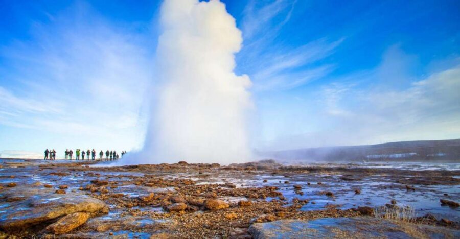 Reykjavik: Private Golden Circle and South Coast Tour - Geysir and Gullfoss: watch the eruption, then feel the force