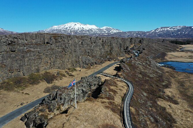 Small-Group Golden Circle, Hvammsvík Spa with Ticket & Crater - Gullfoss: the two-step waterfall that makes mist and rainbows