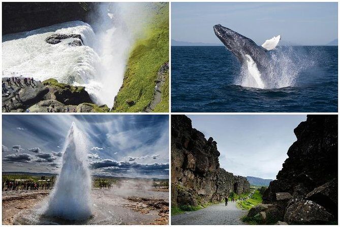 Whale Watching and Golden Circle Tour from Reykjavik - Gullfoss waterfall: the double cascade that eats your attention